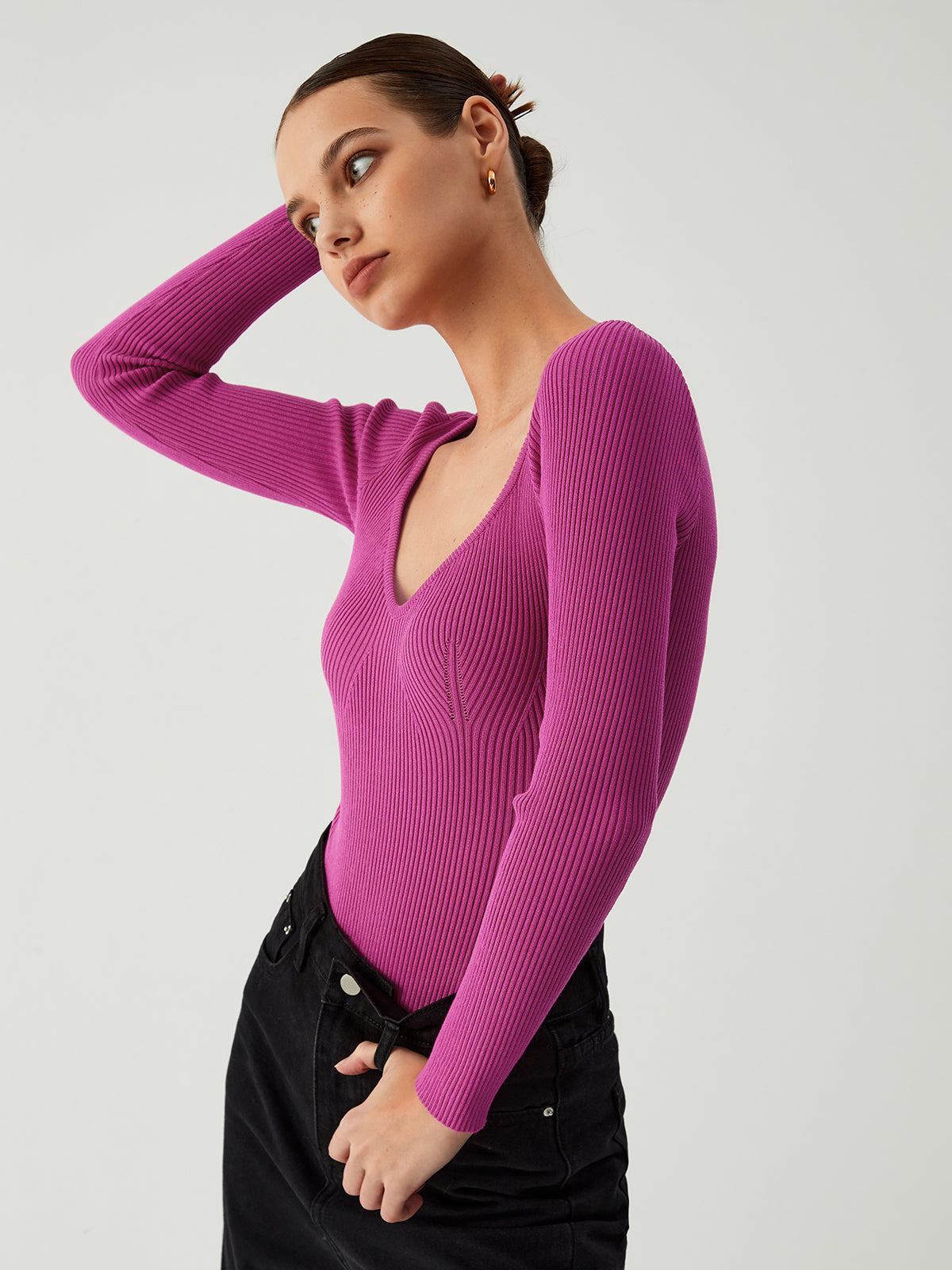 Ahududu Büstiyer Kaburga Bodysuit