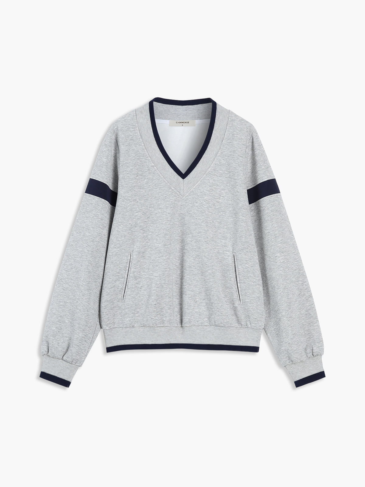 Kontrast Kesim Büyük Boy Sweatshirt