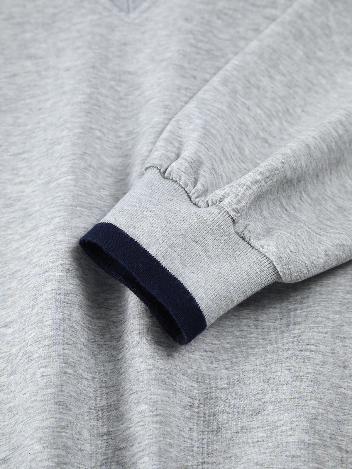 Kontrast Kesim Büyük Boy Sweatshirt