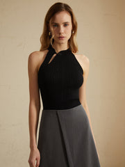 Nostaljik Düğmeli Örgü Süveter