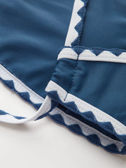 Kontrast Dikişli Düğüm Bikini Takımı