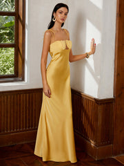 Çiçek Yaprağı Dantel Detaylı Uzun Elbise