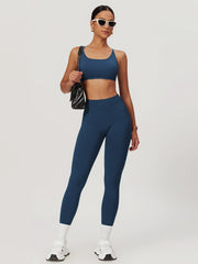 Dikişsiz Çapraz Sırt Spor Sütyeni