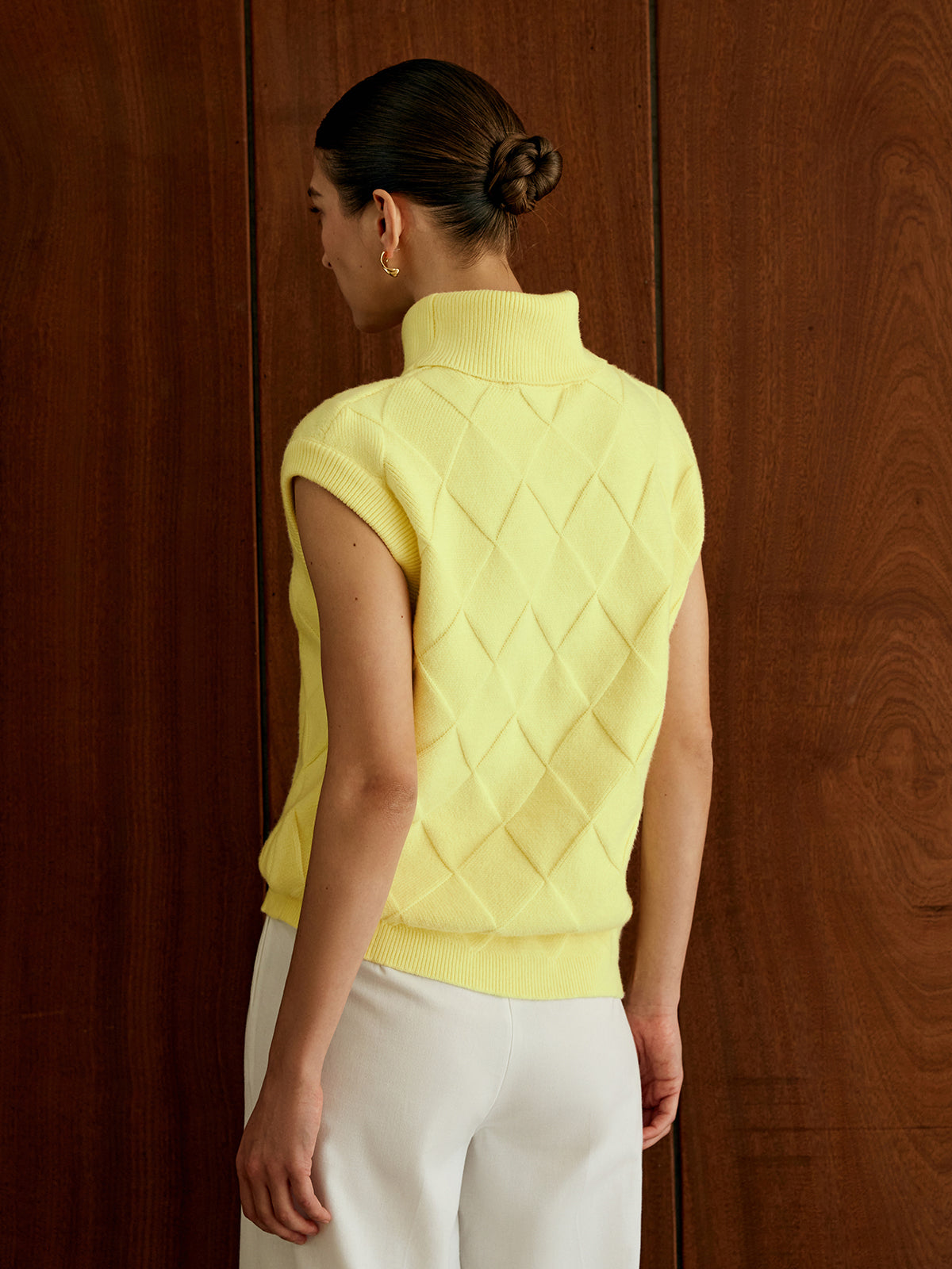 Turtleneck Elmas Kazak Yelek
