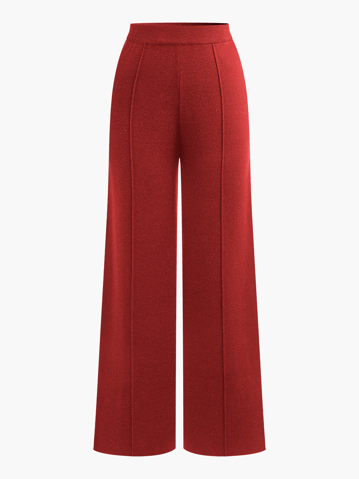Yün Karışımlı Kenarlı Pantolon