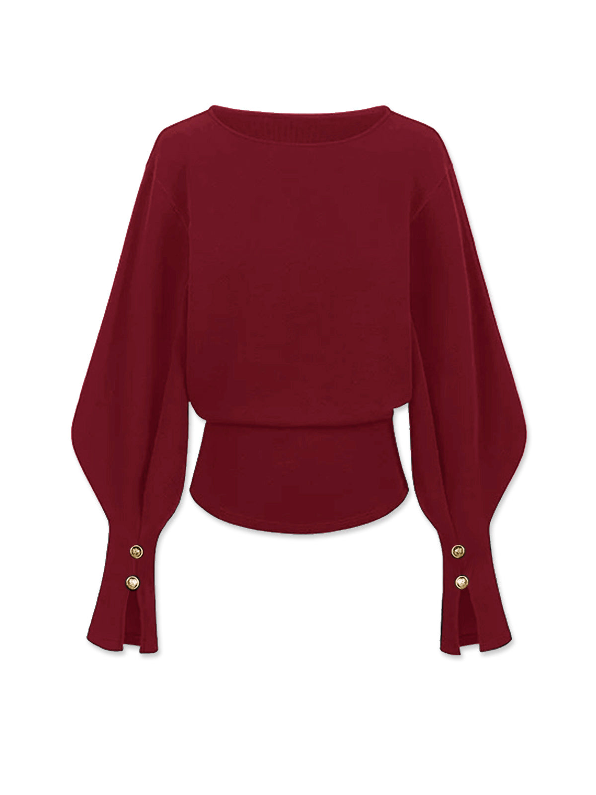 Çan Kollu Büzgülü Sweatshirt