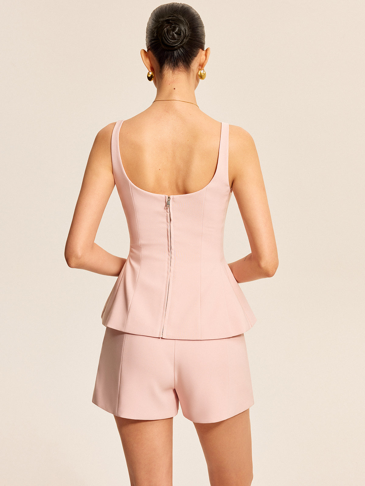 Peplum Atlet Şort Takımı