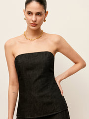 Askısız Kot Üstü Sırt Fermuarlı