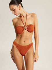 Yıldız Balığı Detaylı Etekli Bikini Takımı