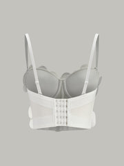 3D Çiçekli Süslemeli Korse