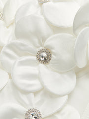 3D Çiçekli Süslemeli Korse