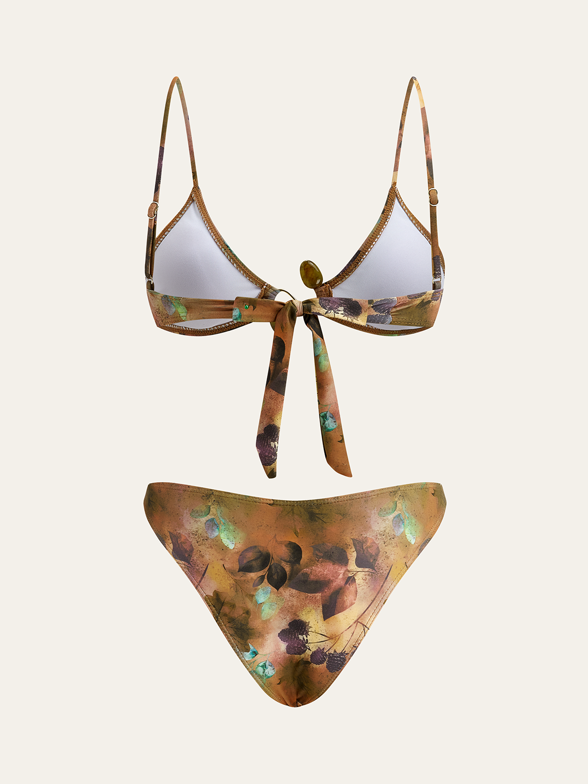Çiçek Desenli Bikini Takımı