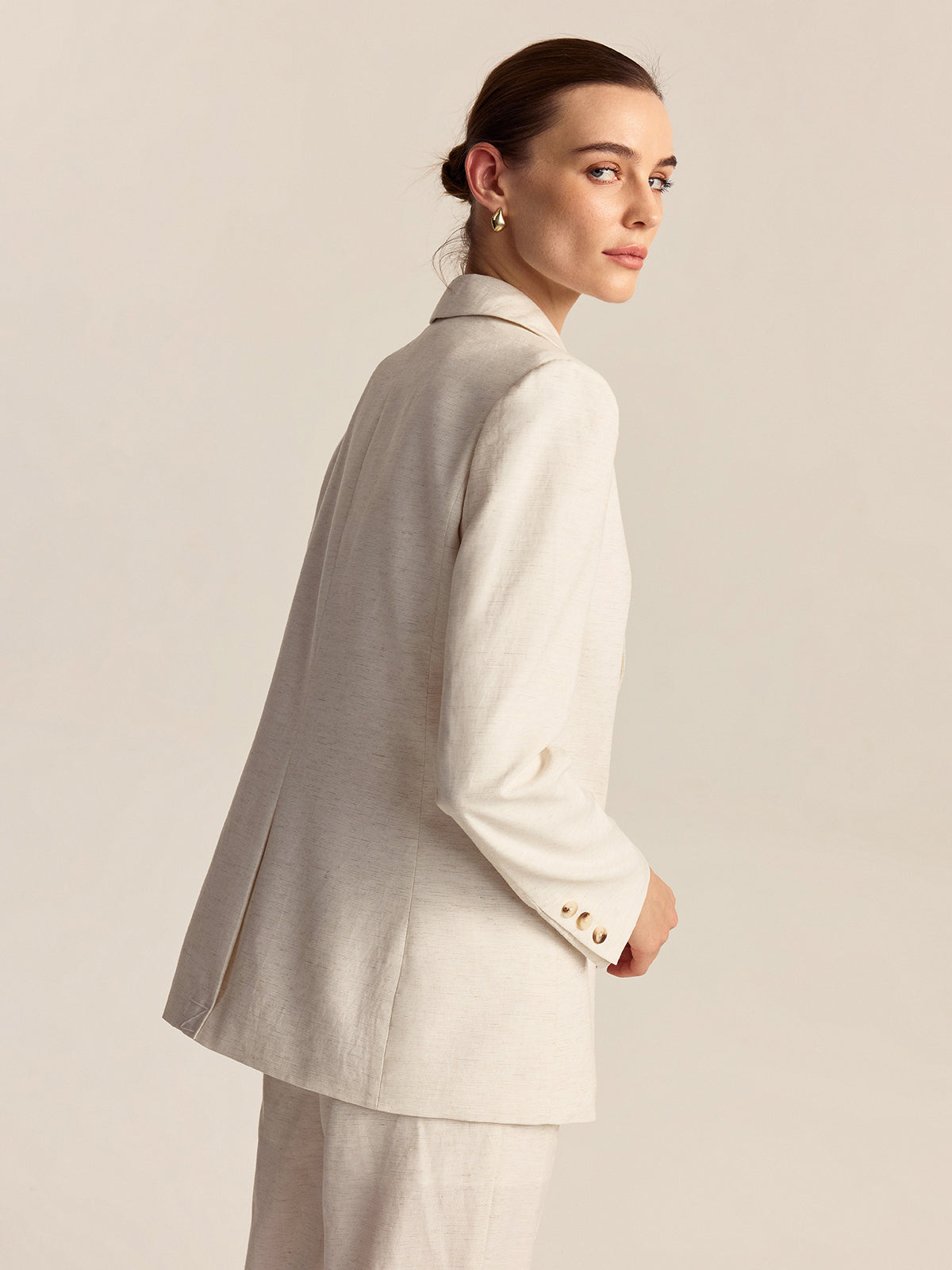 Tencel-Keten Karışımı Blazer