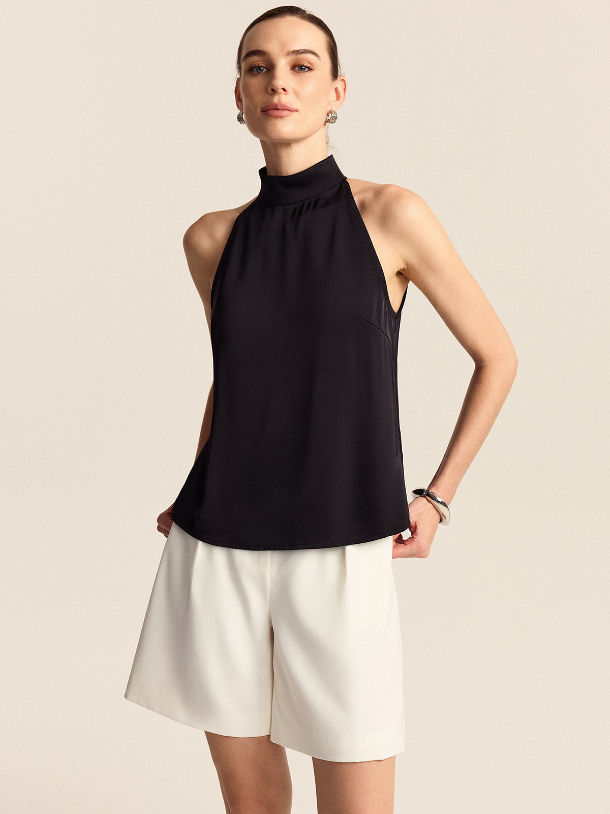 Saten Halter Üst