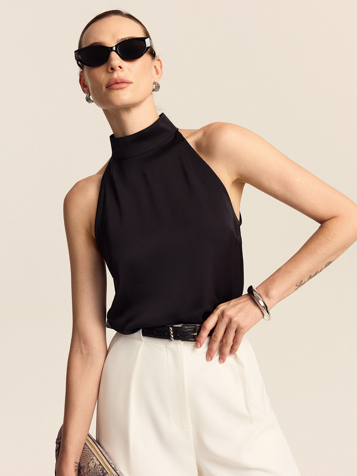 Saten Halter Üst