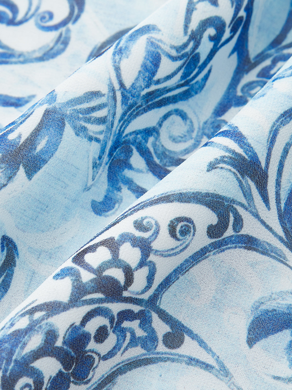 Paisley Desenli Sırtı Açık Uzun Elbise