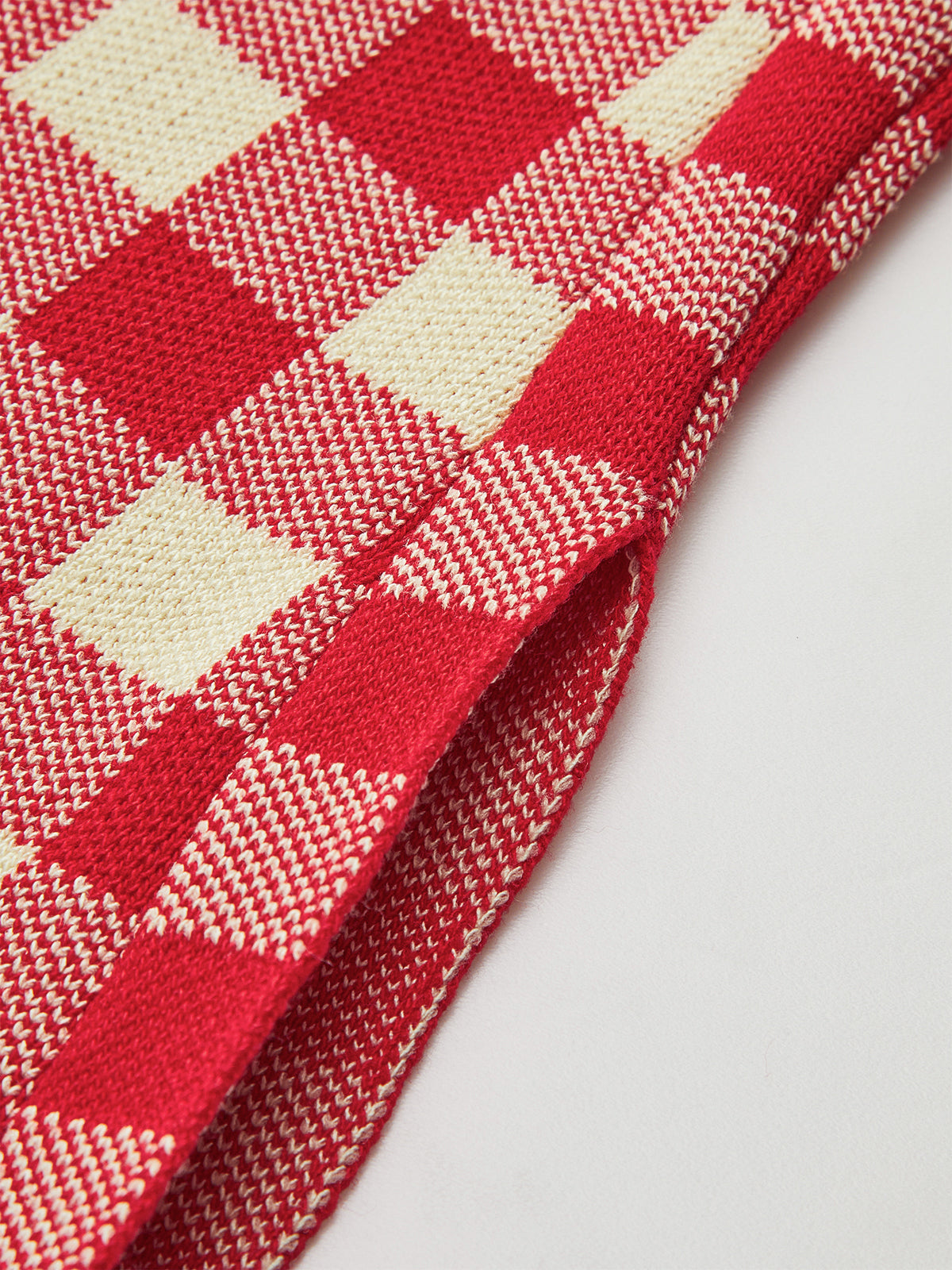 Gingham Desenli Pantolon Takımı