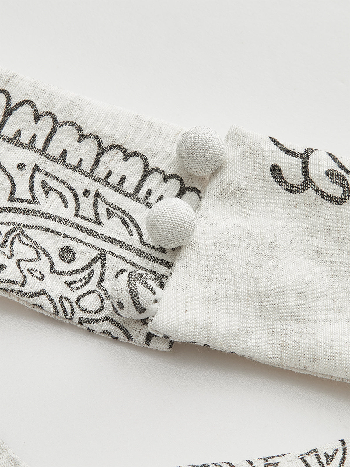 Boho Desenli Askılı Sırtı Açık Üst