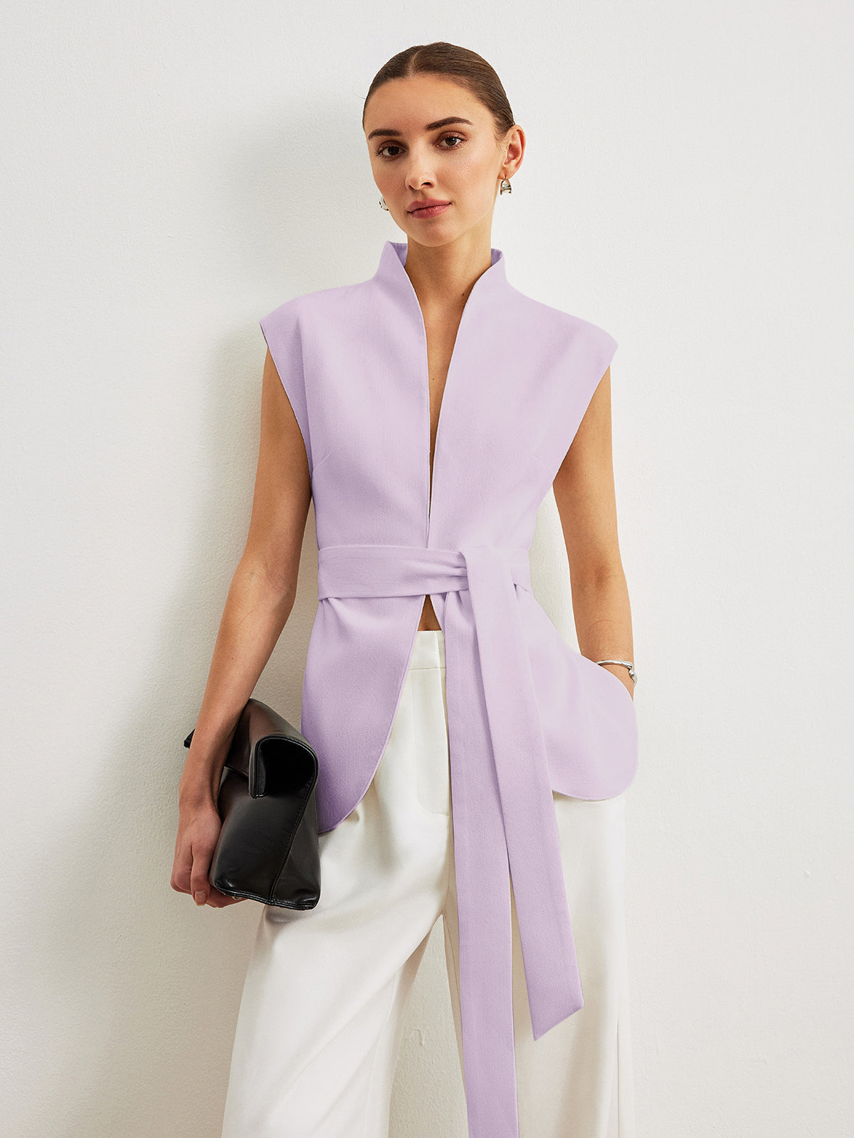 Kemerli Peplum Üst