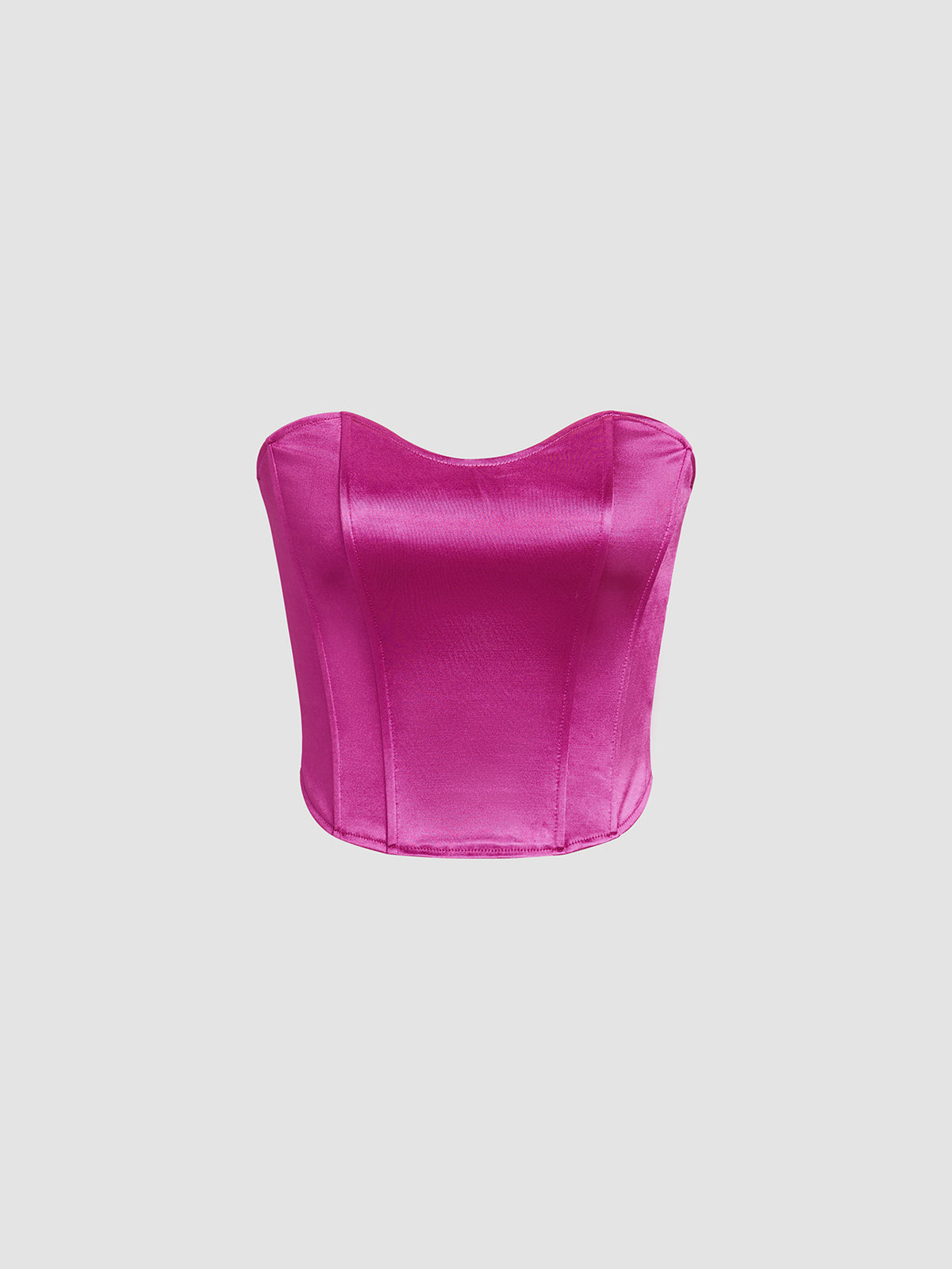 Kalp Yaka Korseli Üst