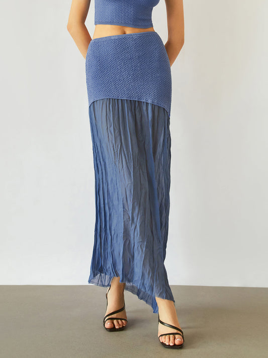 Sea Breeze Patchwork Uzun Etek