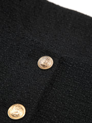 Eski Para Estetiği Düğmeli Ceket