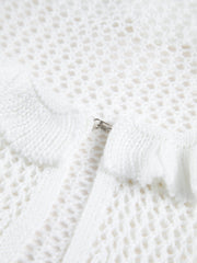 Şeffaf Dantel Hırka