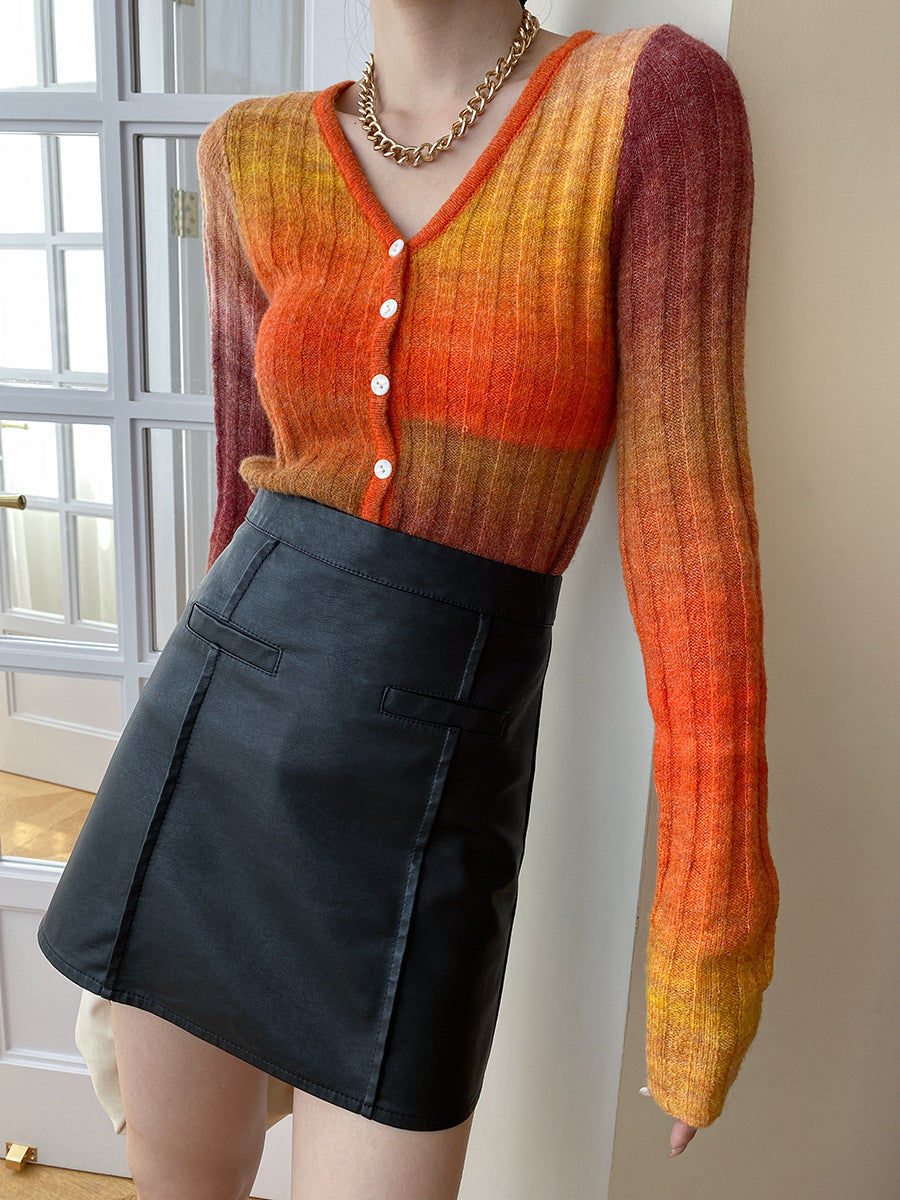 Ombre Akçaağaç Hırka