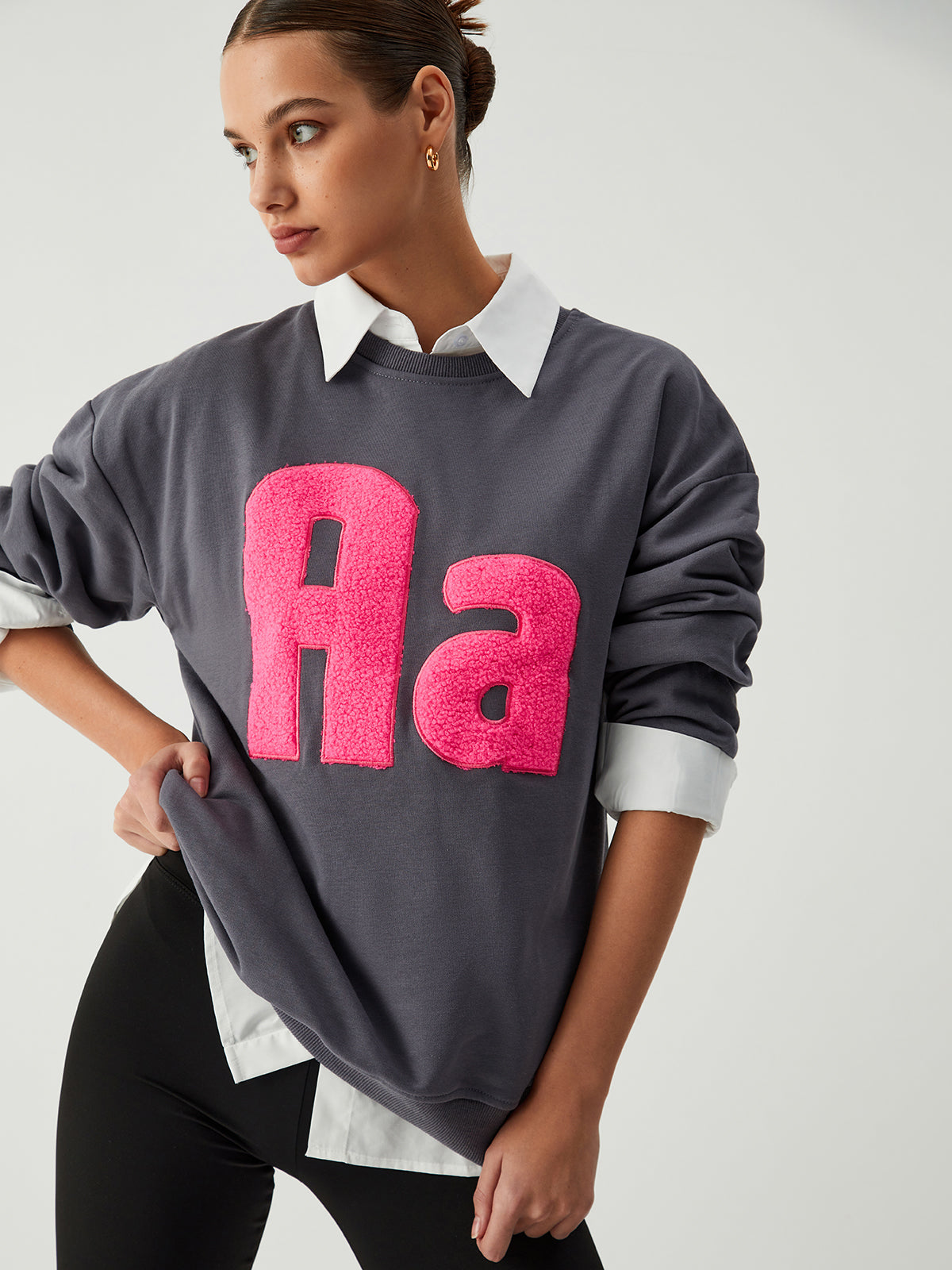 Bir His Var Uzun Kollu Kazak