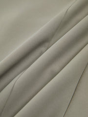 Asimetrik Yelek Gri Yeşil Düğmeli Kolsuz