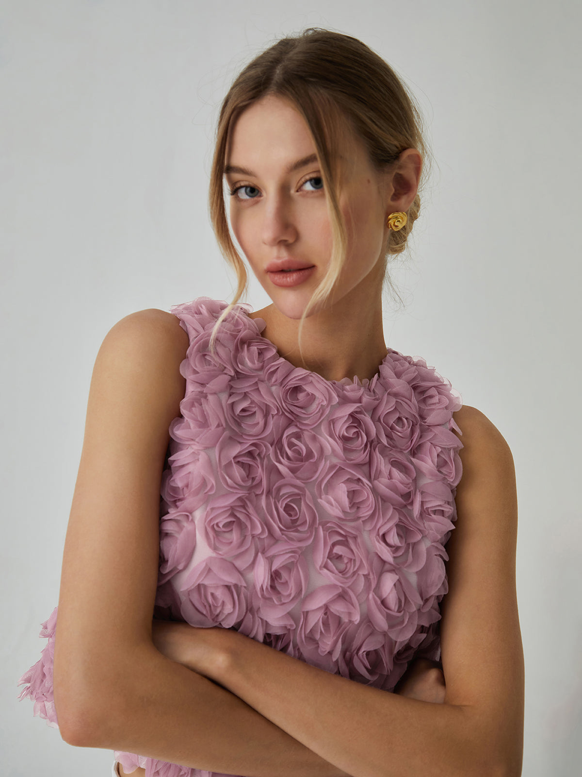 Romantik Çiçekli Bluz