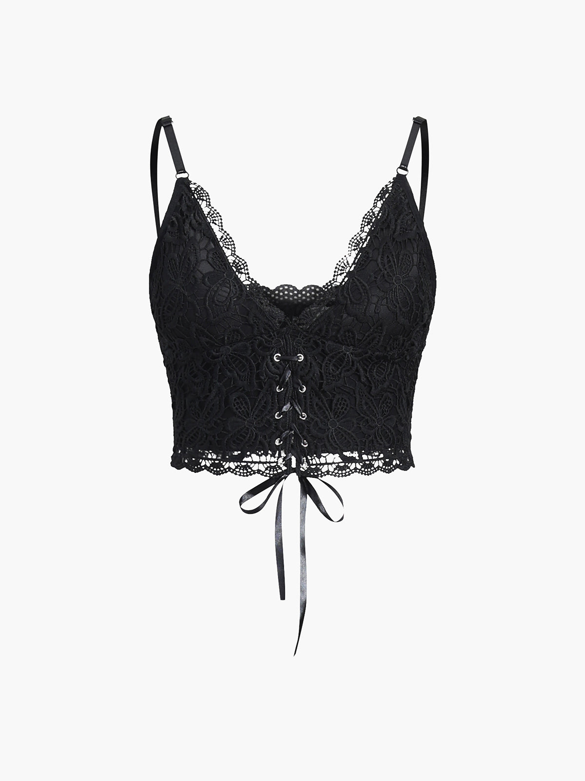 Bağcıklı Sırtı Açık Kısa Bluz