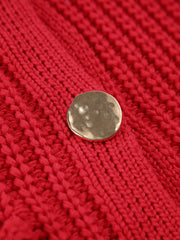 Kolsuz Düğmeli Tığ İşi Yelek