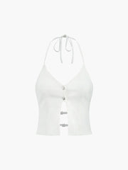 Sırtı Açık Kolsuz Üst