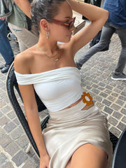 Asimetrik Tek Omuzlu Bluz