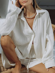 Cepli Bağcıklı Şort Takımı