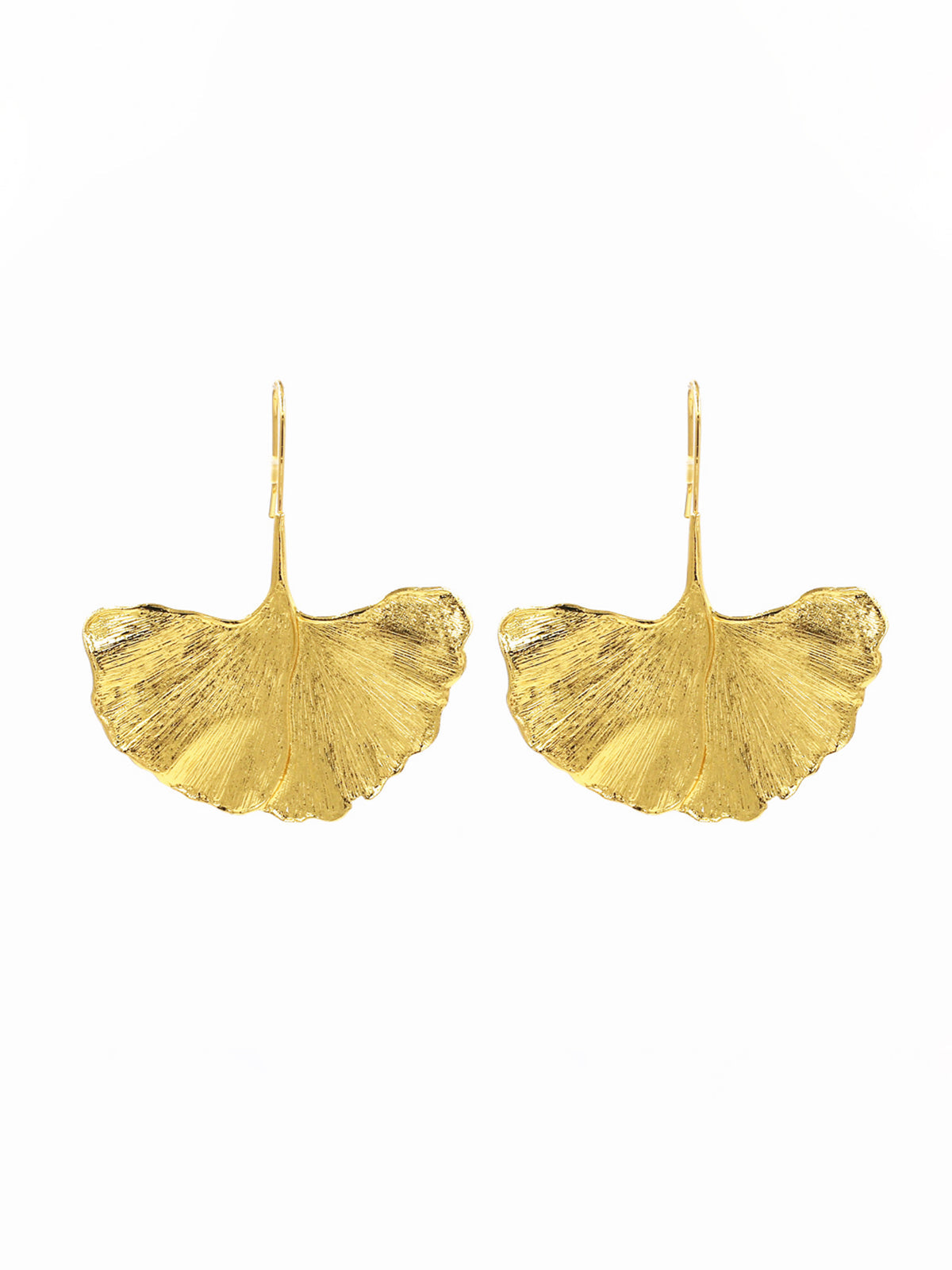 Ginkgo Yaprağı Küpeler