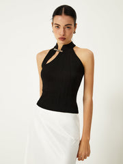 Asimetrik Düğmeli Hırka