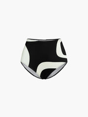 İki Renkli Asimetrik Yaka Mayo Takımı