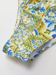 Askısız Baskılı Düğümlü Mayo Takımı