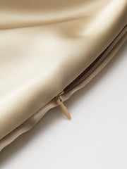 Asimetrik Fermuarlı Fırfırlı Elbise