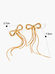 Altın Yay Küpeleri