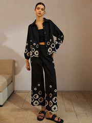 Pamuklu Nakışlı Bluz