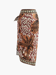 Çiçek Desenli Bağlama Üstü