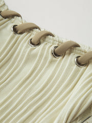 Halka Detaylı Dantelli Yüzme Takımı