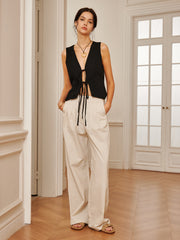 Bağlama Detaylı Yelek