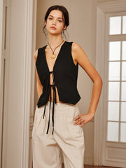 Bağlama Detaylı Yelek