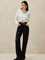 Çapraz Örgü Kısa Üst