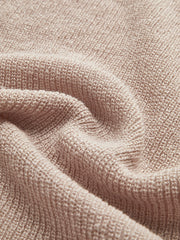 Düz Ribanalı Kemerli Hırka