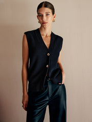 Ribanalı Kazak Yeleği